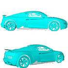 Audi R8 2015- Side Skirts V2 (Carbon) photo 2