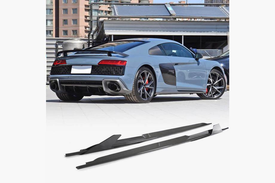 Audi R8 2015- Side Skirts V2 (Carbon) Image