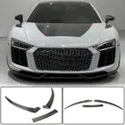 Audi R8 2015- Front Bumper Lip V1 (2015-2020, Carbon) photo 1