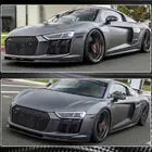 Audi R8 2015- Front Bumper Lip V2 (2015-2020, Carbon) photo 4