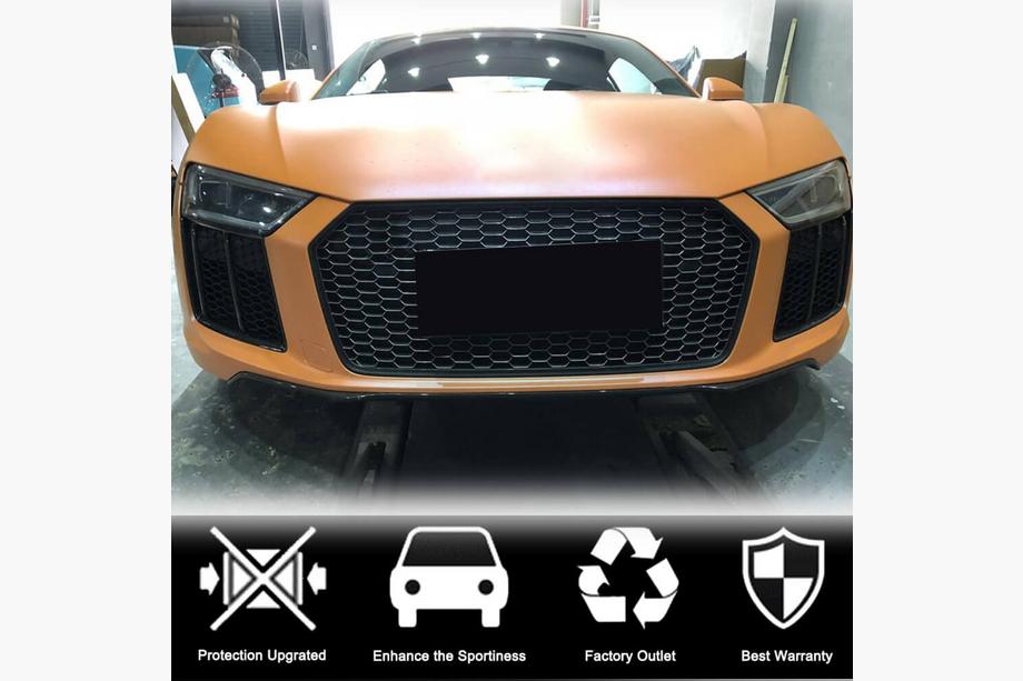 Audi R8 2015- Front bumper extensions V1 (2015-2020, Carbon) Photo 3