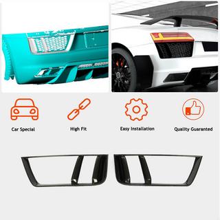 Rear bumper covers (2015-2020, Carbon) photo 2