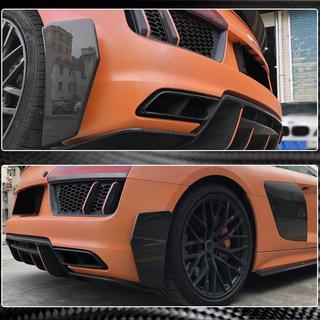 Rear Bumper Splitters V1 (2015-2020, Carbon) photo 4