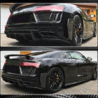 Audi R8 2015- Rear Bumper Splitters V2 (2015-2020, Carbon) photo 5