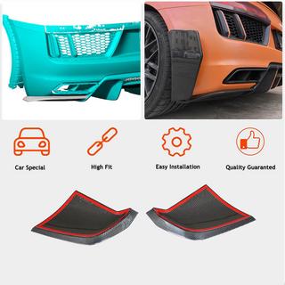 Rear Bumper Splitters V2 (2015-2020, Carbon) photo 2