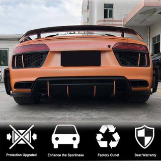 Rear Bumper Splitters V2 (2015-2020, Carbon) photo 3