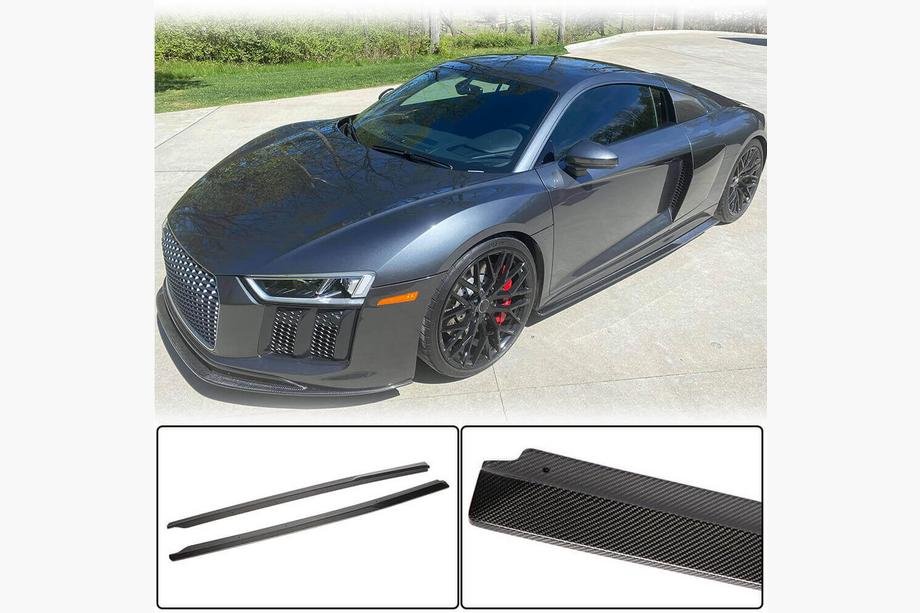 Audi R8 2015- Side Skirts V3 (Carbon) Image