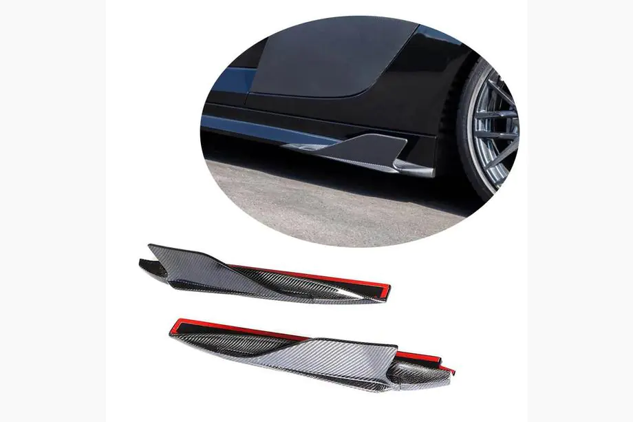 Audi R8 2015- Side Skirt Splitters (Carbon) Image