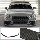 Audi A3 2012-2020 Front Bumper Lip Spoiler V5 (for RS3 Sedan 2017-2020, Carbon) photo 1