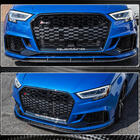 Audi A3 2012-2020 Front Bumper Lip Spoiler V5 (for RS3 Sedan 2017-2020, Carbon) photo 5