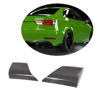Rear bumper flaps (for RS3 Sedan 2017-2019, Carbon) Audi A3 2012-2020 photo 1