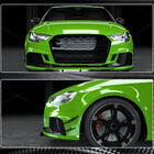 Audi A3 2012-2020 Front bumper lip V2 (for RS3 Sedan 2017-2020, Carbon) photo 4
