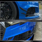 Audi A3 2012-2020 Front bumper lip V2 (for RS3 Sedan 2017-2020, Carbon) photo 5