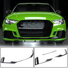 Audi A3 2012-2020 Front bumper lip V1 (for RS3 Sedan 2017-2020, Carbon) photo 1