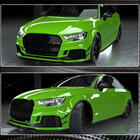 Audi A3 2012-2020 Front bumper lip V1 (for RS3 Sedan 2017-2020, Carbon) photo 5