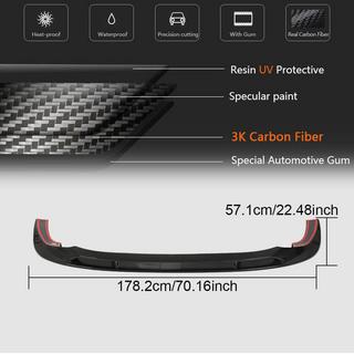 Front bumper lip (for RS Sedan, Carbon) photo 4