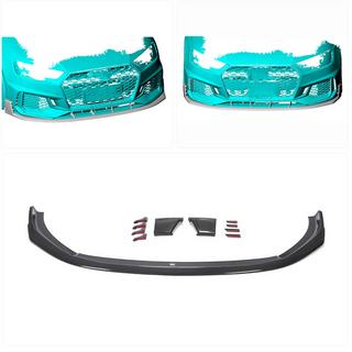 Front Bumper Lip V1 for RS4 Avant 2019-2021 Carbon photo 2