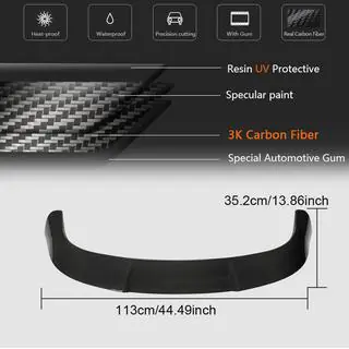 Rear Spoiler (for RS4 Avant 2020+, Carbon) photo 4