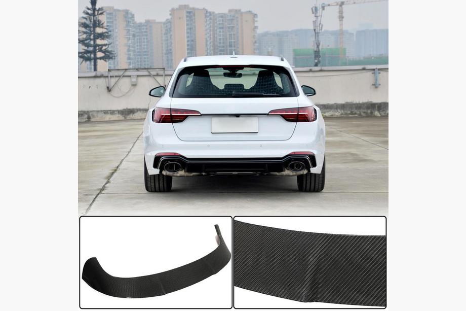 Audi A4 B9 2015-2024 Rear Spoiler (for RS4 Avant 2020+, Carbon) Photo 1