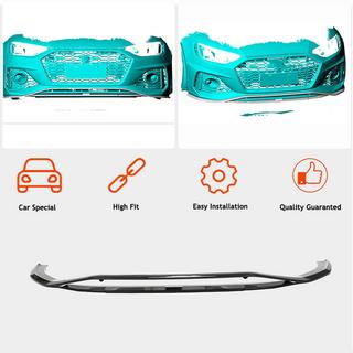 Front Bumper Lip V2 for RS4 Avant 2019-2021 Carbon photo 2