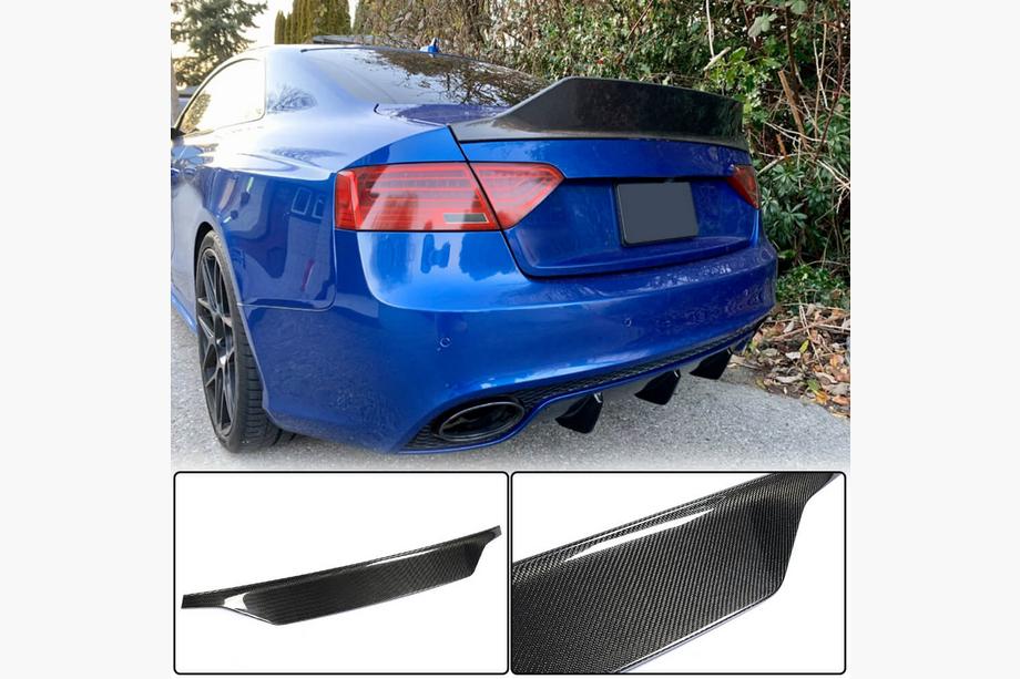 Audi A5 2007-2015 Spoiler V3 (for Coupe, Carbon) Photo 1