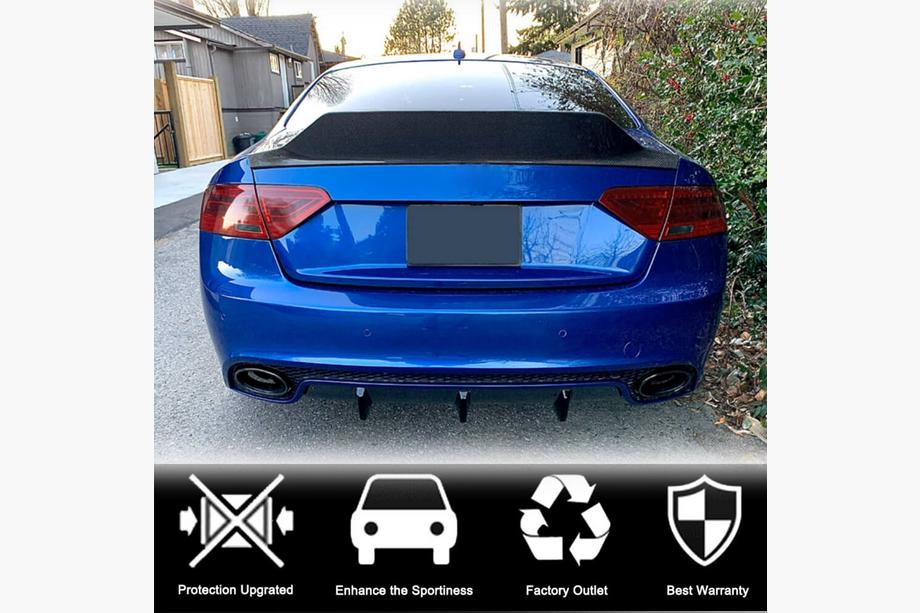 Audi A5 2007-2015 Spoiler V3 (for Coupe, Carbon) Photo 3