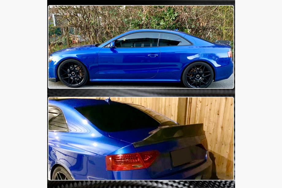 Audi A5 2007-2015 Spoiler V3 (for Coupe, Carbon) Photo 4