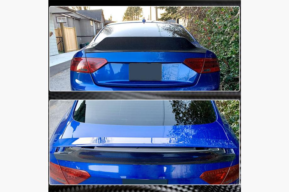 Audi A5 2007-2015 Spoiler V3 (for Coupe, Carbon) Photo 5