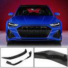 Audi A6 C8 2018–2025 Front Bumper Lip Spoiler (for RS6, Carbon) photo 1