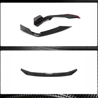 Front Bumper Lip Spoiler (for RS6, Carbon) photo 3
