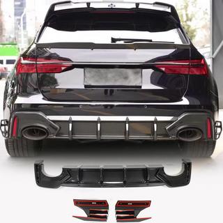 Rear Bumper Diffuser (for RS6, Carbon) photo 1