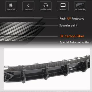 Rear Bumper Diffuser (for RS6, Carbon) photo 3