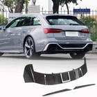 Audi A6 C8 2018–2025 Rear spoiler V2 (for Avant, 3 pcs, Carbon) photo 1
