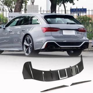 Rear spoiler V2 (for Avant, 3 pcs, Carbon) photo 1