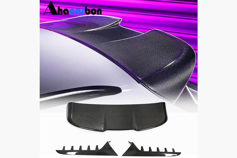 Audi A6 C8 2018–2025 V1 Spoiler (for Avant, 3 pcs, Carbon) Image