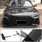 Audi A7 2018- Front bumper air intake covers V1 (for RS7 2018-2022, Dry Carbon) photo 1