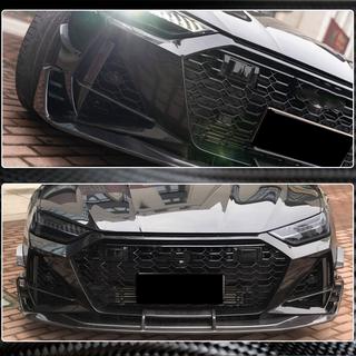 Front bumper air intake covers V1 (for RS7 2018-2022, Dry Carbon) photo 4