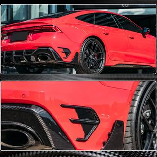 Rear bumper vent covers (for RS7 2018-2022, Dry Carbon) photo 4