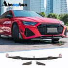 Audi A7 2018- Front Bumper Lip V2 (for RS7, Dry Carbon) photo 1