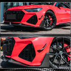 Audi A7 2018- Front Bumper Lip V2 (for RS7, Dry Carbon) photo 4