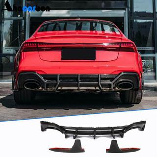 Rear Bumper Diffuser (for RS7 2018-2022, Dry Carbon) photo 1