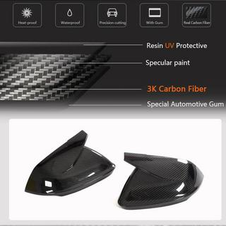 Mirror Covers (2018-2023, Carbon, Without Lane Change Assist) photo 3