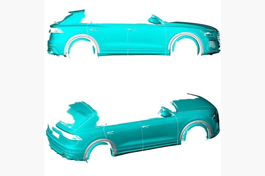 Audi Q8 2018- Fender Flares (2021-2024, Carbon) Photo 2