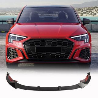 Front bumper lip (for S-Line Sedan 2020-2023, carbon) photo 1