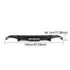 Audi A3 2020- Rear bumper diffuser V1 (for S-Line Sedan 2020-2023, Carbon) photo 5