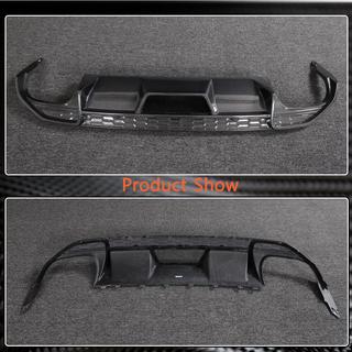 Rear bumper diffuser V1 (for S-Line Sedan 2020-2023, Carbon) photo 4