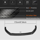 Audi A3 2012-2020 Front bumper lip spoiler Lip V5 (for S-Line Sedan 2017-2020, Carbon) photo 6