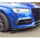 Audi A3 2012-2020 Front bumper lip (for S-Line Sedan 2012-2016, carbon) photo 2