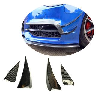 Front bumper lip (for S-Line Sedan 2012-2016, carbon) Audi A3 2012-2020 photo 1