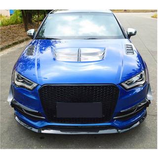 Front bumper lip (for S-Line Sedan 2012-2016, carbon) Audi A3 2012-2020 photo 3